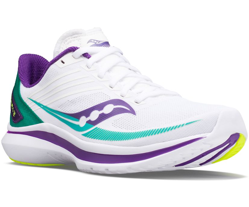 Női Saucony Kinvara 12 Futócipő Fehér | HU 963JPQ